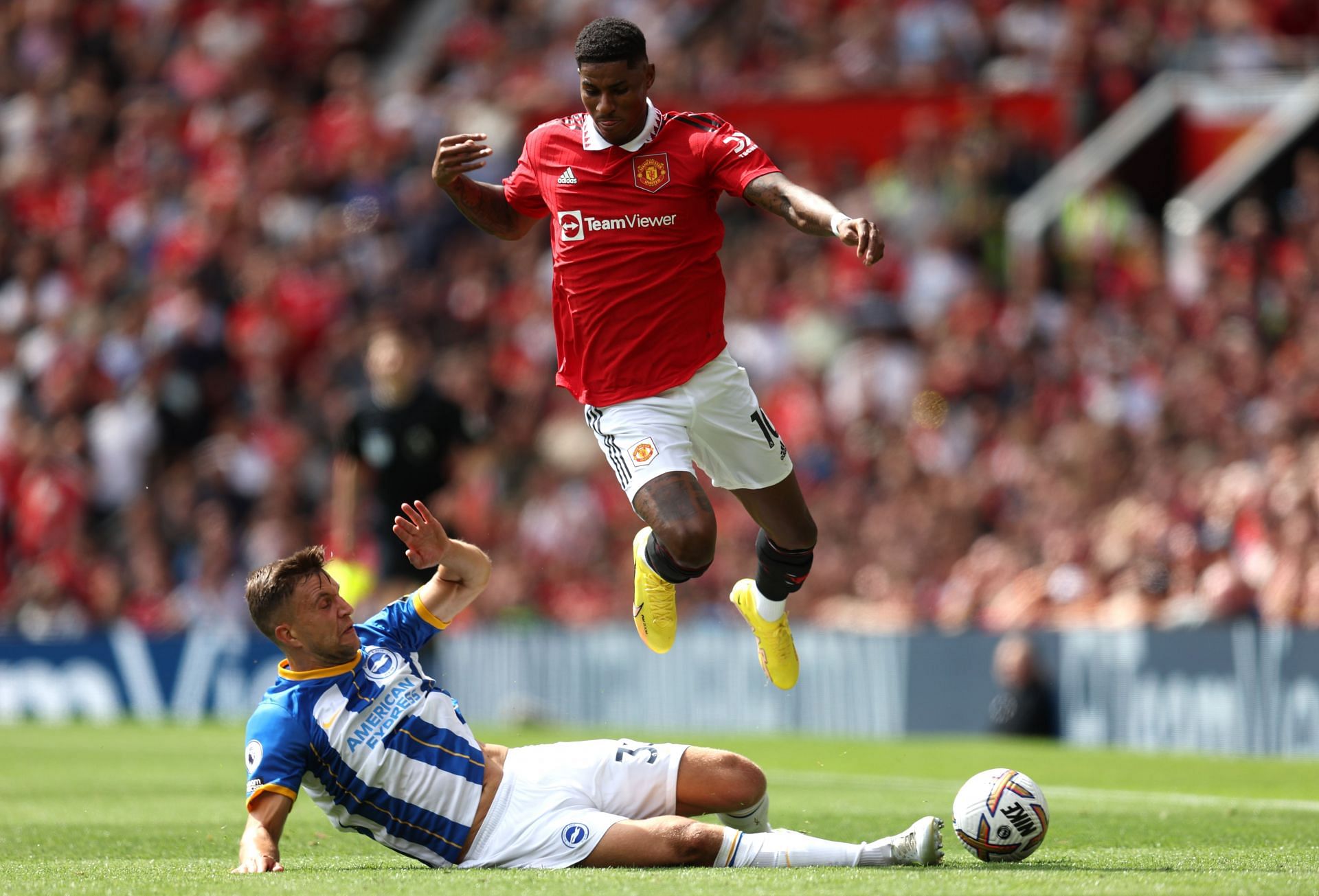 Marcus Rashford was underwhelming for the Red Devils